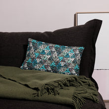 Load image into Gallery viewer, Blue Animal Print Pillow