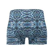 Load image into Gallery viewer, Blue Tribal Boxer Briefs