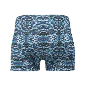 Blue Tribal Boxer Briefs