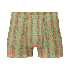 Aqua Orange Boxer Briefs - Happiness Looks Beautiful