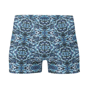 Blue Tribal Boxer Briefs