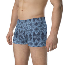 Load image into Gallery viewer, Grey Blue Boxer Briefs - Happiness Looks Beautiful