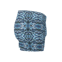 Load image into Gallery viewer, Blue Tribal Boxer Briefs