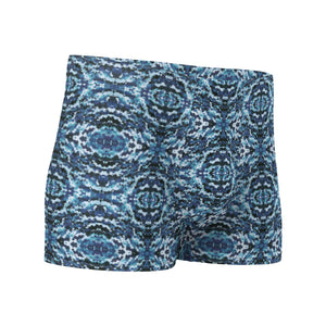 Blue Tribal Boxer Briefs