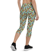 Load image into Gallery viewer, Tropical Fruit Capri Leggings