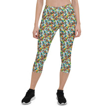 Load image into Gallery viewer, Tropical Fruit Capri Leggings