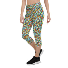 Load image into Gallery viewer, Tropical Fruit Capri Leggings