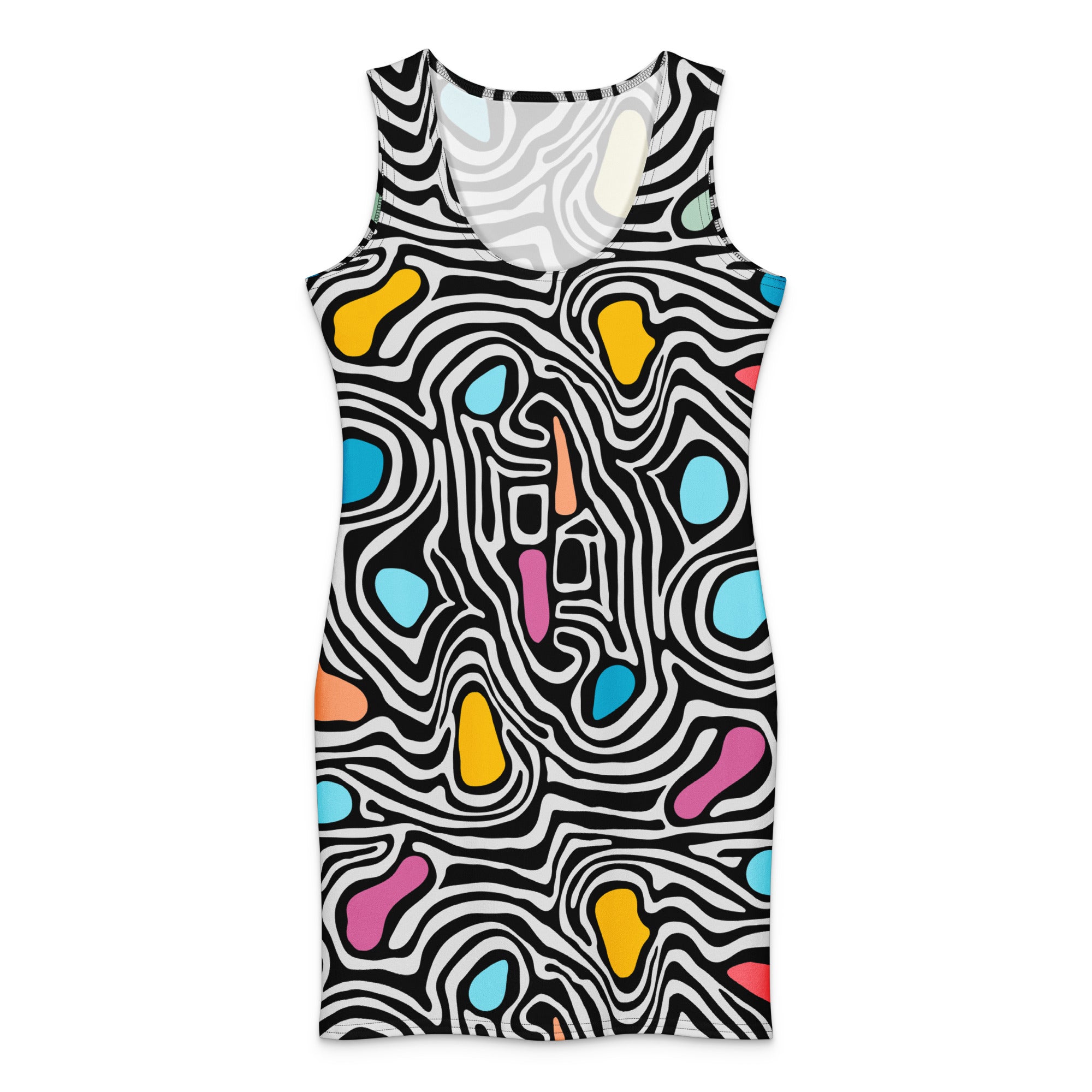 colourful bodycon dress Kendall Jenner Keeps Her Dresses Clingy And Colourful bodycon dress, never worn,