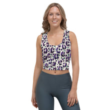 Load image into Gallery viewer, Indigo Leopard Crop Top