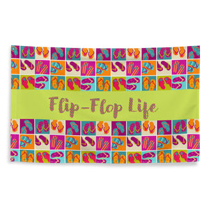 Flip-Flop Life Wall Flag