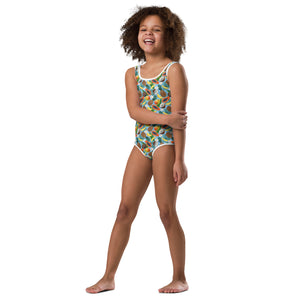 Tropical Fruit Girl's Swimsuit