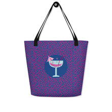 Load image into Gallery viewer, Glass of Happy Beach Bag