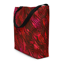 Load image into Gallery viewer, Be Happy Wine Beach Bag - Happiness Looks Beautiful