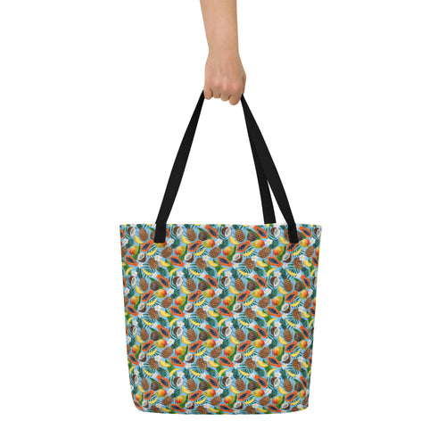 Tropical Fruit Beach Bag