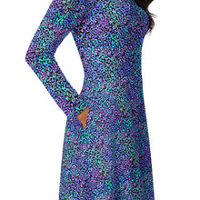 Load image into Gallery viewer, Cool Cheetah Long Sleeve Midi Dress - Happiness Looks Beautiful