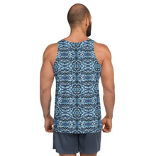 Load image into Gallery viewer, Blue Tribal Tank Top - Happiness Looks Beautiful