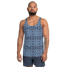 Load image into Gallery viewer, Grey Blue Tank Top - Happiness Looks Beautiful