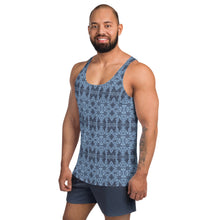 Load image into Gallery viewer, Grey Blue Tank Top - Happiness Looks Beautiful