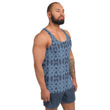 Load image into Gallery viewer, Grey Blue Tank Top - Happiness Looks Beautiful