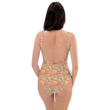 Load image into Gallery viewer, Frolicking Floral One-Piece Swimsuit