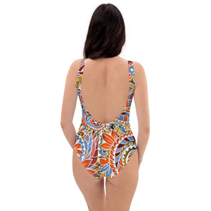 Paisley Party One-Piece Swimsuit