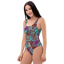 Load image into Gallery viewer, Animal Print One-Piece Swimsuit - Happiness Looks Beautiful