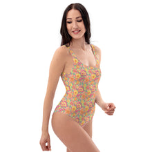 Load image into Gallery viewer, Frolicking Floral One-Piece Swimsuit