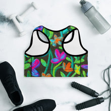 Load image into Gallery viewer, Moonlit Garden Padded Sports Bra