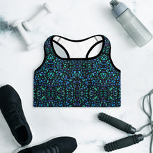 Load image into Gallery viewer, Mosaic Shell Padded Sports Bra - Happiness Looks Beautiful