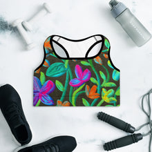 Load image into Gallery viewer, Moonlit Garden Padded Sports Bra