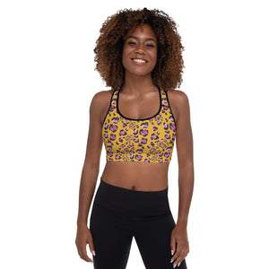 Leopard Love Padded Sports Bra