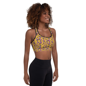 Leopard Love Padded Sports Bra