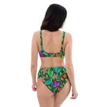 Load image into Gallery viewer, Moonlit Garden Recycled High-Waisted Bikini