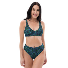 Load image into Gallery viewer, Mosaic Shell Recycled High-Waisted Bikini - Happiness Looks Beautiful