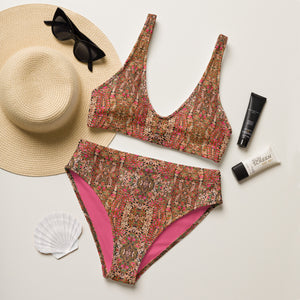 Pink Prairie Recycled High-Waisted Bikini