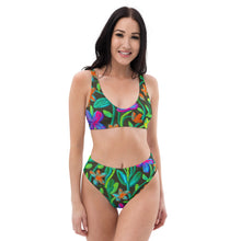 Load image into Gallery viewer, Moonlit Garden Recycled High-Waisted Bikini