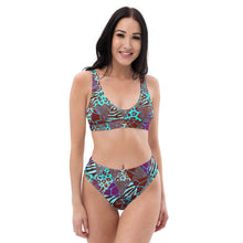 Load image into Gallery viewer, Animal Print Recycled High-Waisted Bikini