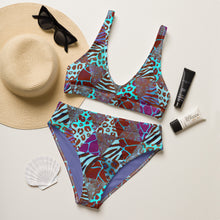 Load image into Gallery viewer, Animal Print Recycled High-Waisted Bikini