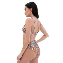 Load image into Gallery viewer, Paisley Party Recycled High-Waisted Bikini