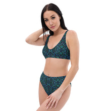 Load image into Gallery viewer, Mosaic Shell Recycled High-Waisted Bikini - Happiness Looks Beautiful