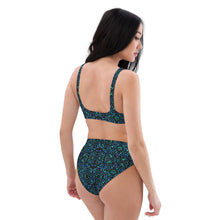 Load image into Gallery viewer, Mosaic Shell Recycled High-Waisted Bikini - Happiness Looks Beautiful