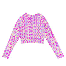 Load image into Gallery viewer, Summer Sorbet Recycled Long-Sleeve Crop Top - Happiness Looks Beautiful