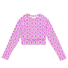 Load image into Gallery viewer, Summer Sorbet Recycled Long-Sleeve Crop Top - Happiness Looks Beautiful