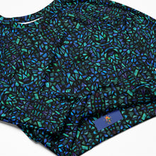 Load image into Gallery viewer, Mosaic Shell Recycled Long-Sleeve Crop Top - Happiness Looks Beautiful