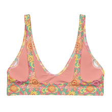 Load image into Gallery viewer, Frolicking Floral Recycled Padded Bikini Top