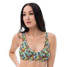 Load image into Gallery viewer, Tropical Fruit Recycled Padded Bikini Top