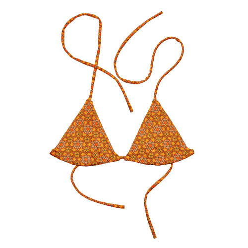 Sun-Kissed Recycled String Bikini Top