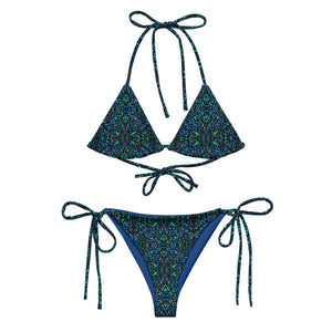 Mosaic Shell Recycled String Bikini - Happiness Looks Beautiful