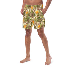 Load image into Gallery viewer, Tropical Island Men&#39;s Swim Trunks - Happiness Looks Beautiful