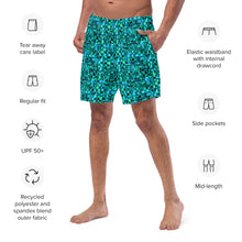 Load image into Gallery viewer, Lagoon Men&#39;s Swim Trunks - Happiness Looks Beautiful